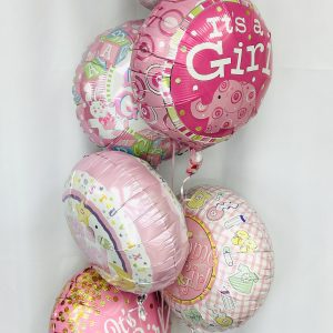 Baby Girl Balloon Bouquet
