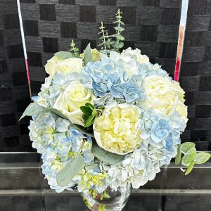 Hydrangea Delight Bridal Bouquet- Hydrangeas, Roses  and Peonies