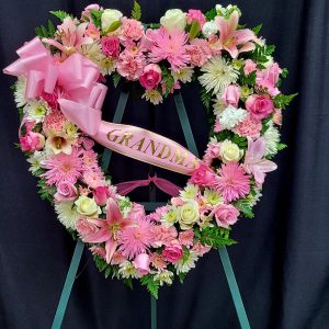 Pink And White Open Heart