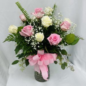 Pink and white Joy