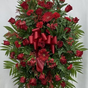 Red Standing Spray