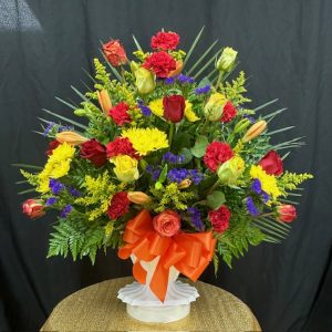 Heartfelt & Vibrant Sympathy Basket