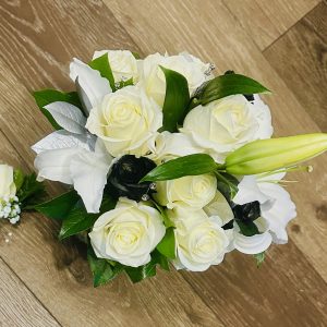 Bridal bouquet & Boutonnière