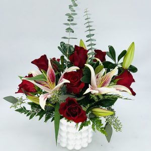 Rose and Lily Valentine
